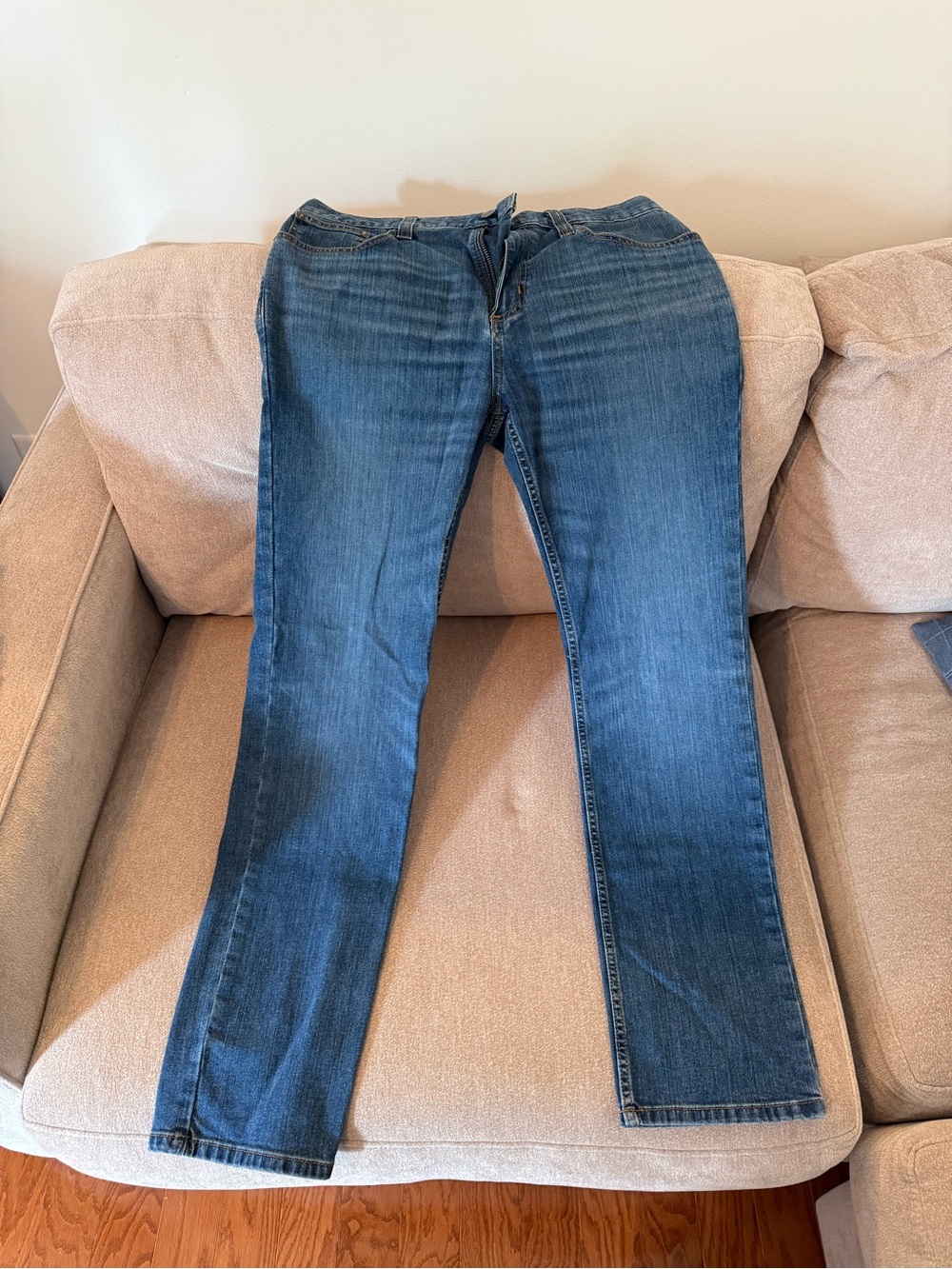 Carhartt Men’s Slim Fit Denim Jeans in Blue